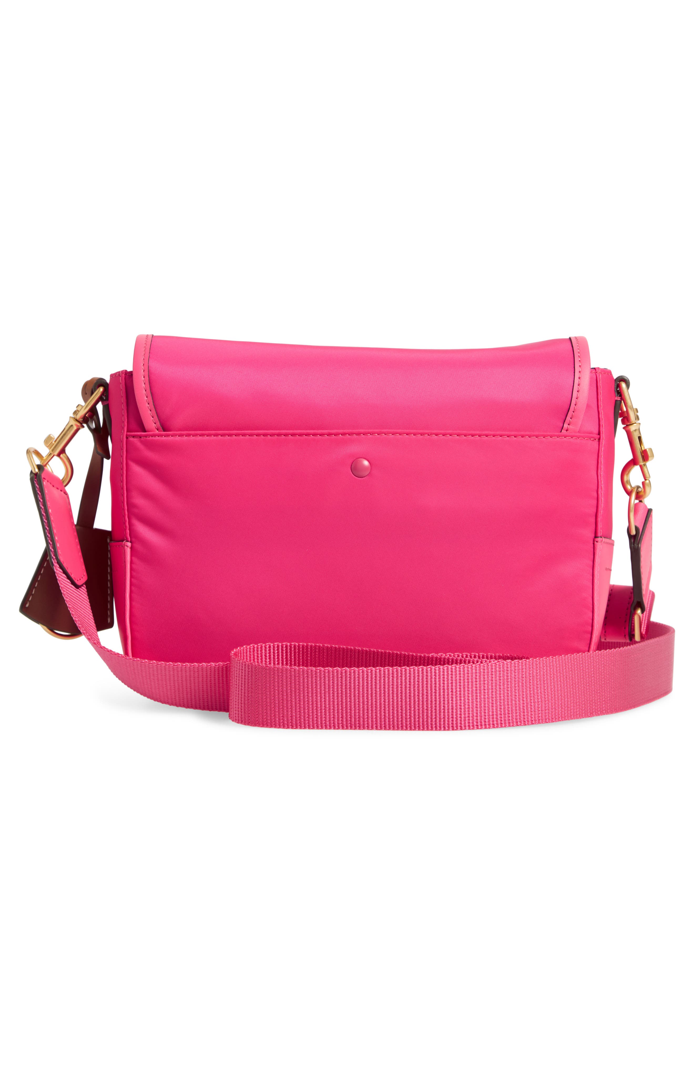 Perry Nylon Crossbody Bag, Alternate, color, BRIGHT PINK