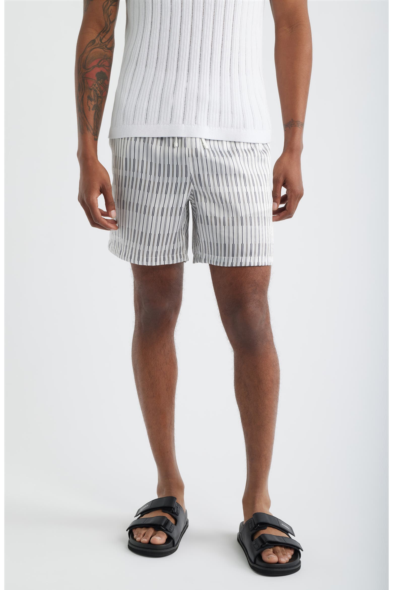 Satin Drawstring Shorts