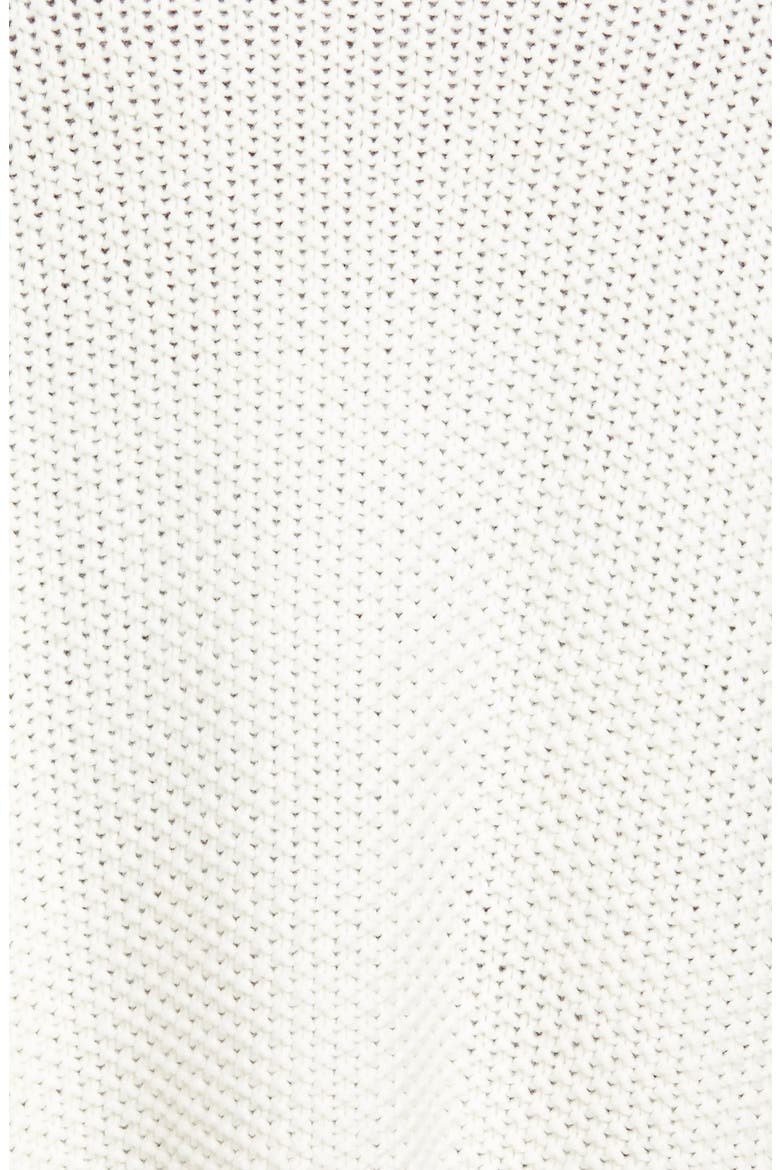 Split Turtleneck Poncho, Alternate, color, IVORY CLOUD