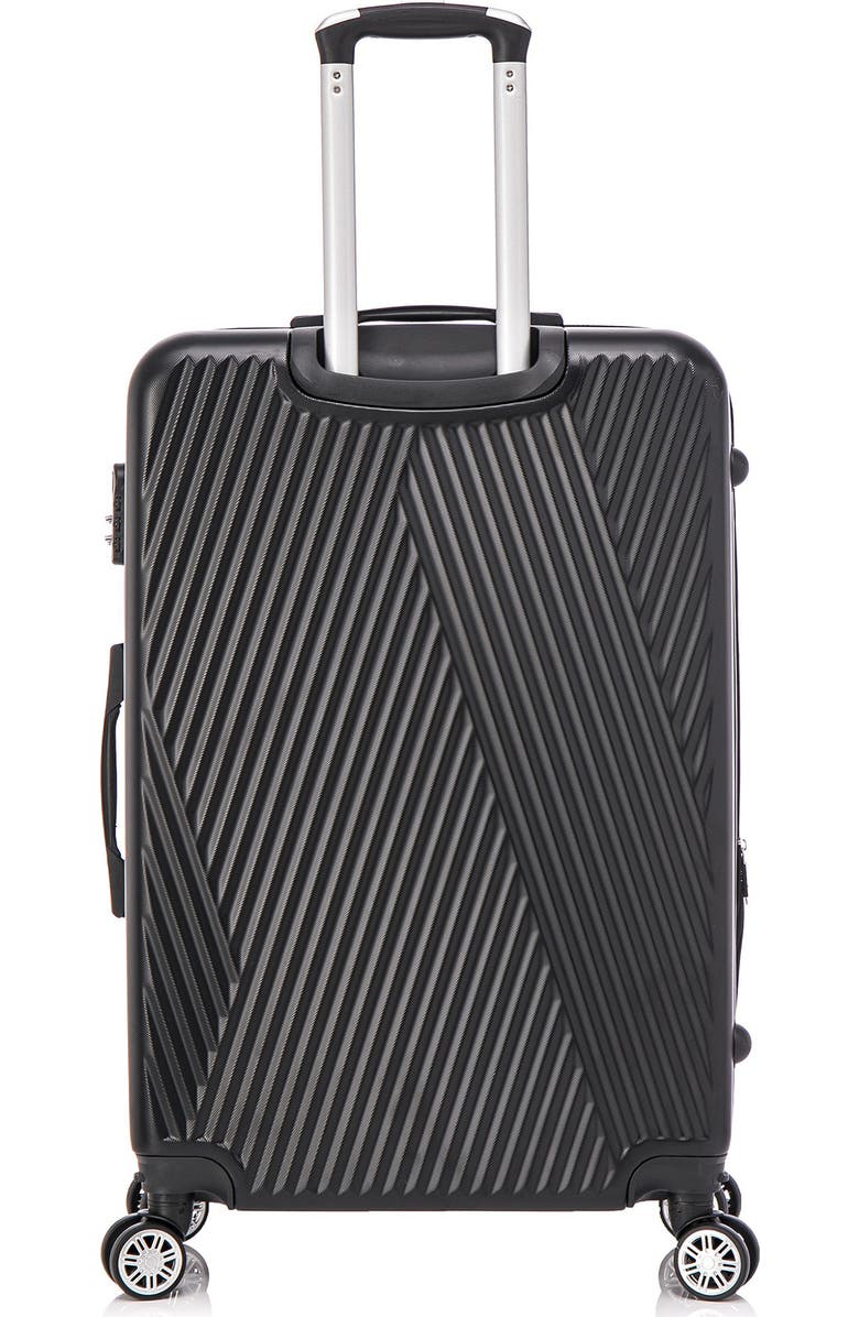 TUCCI Colpi Hardshell 3-Piece Spinner Luggage Set, Alternate, color, Black