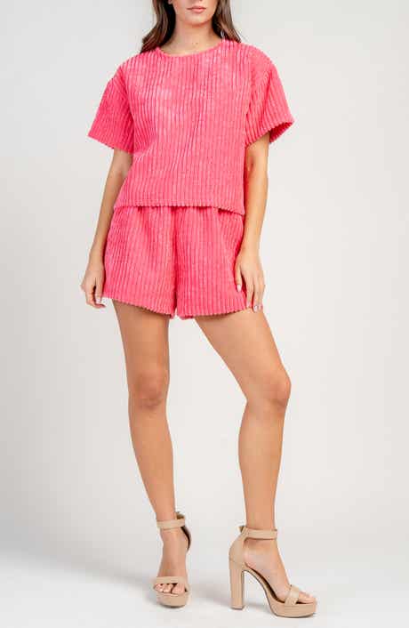 Boxy Oversized Corduroy T-shirt