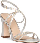 Cinq à Sept Blair Studded Metallic Sandal