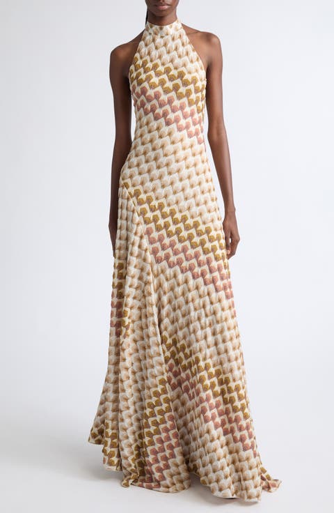 Halter Neck Maxi Dress