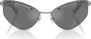 Swarovski 61mm Irregular Sunglasses