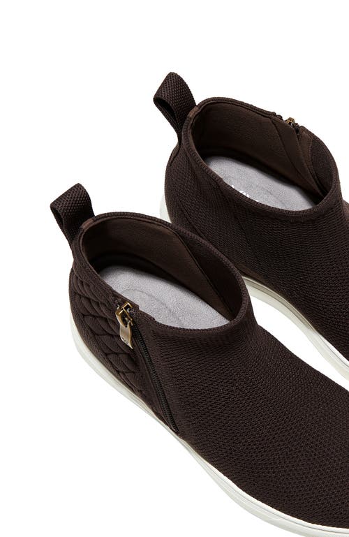 Vivaia Round-toe Hidden Wedge Sneakers In Brown