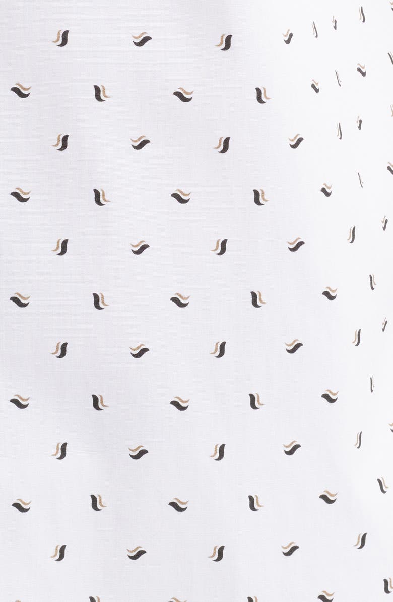 BOSS Roan Ken Slim Fit Short Sleeve Stretch Button-Up Shirt, Alternate, color, 