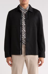 Ted Baker Button Front Shirt Jacket