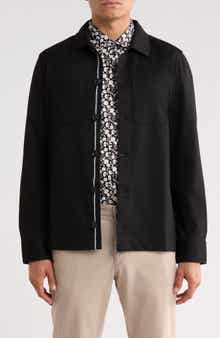 Button Front Shirt Jacket