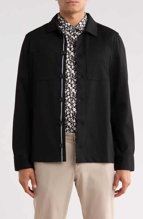 Button Front Shirt Jacket