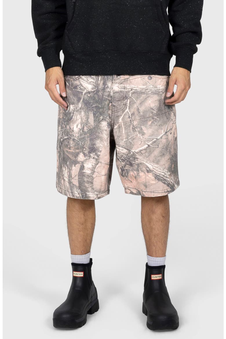 Hunt Canvas Shorts, Main, color, SAND CAMO