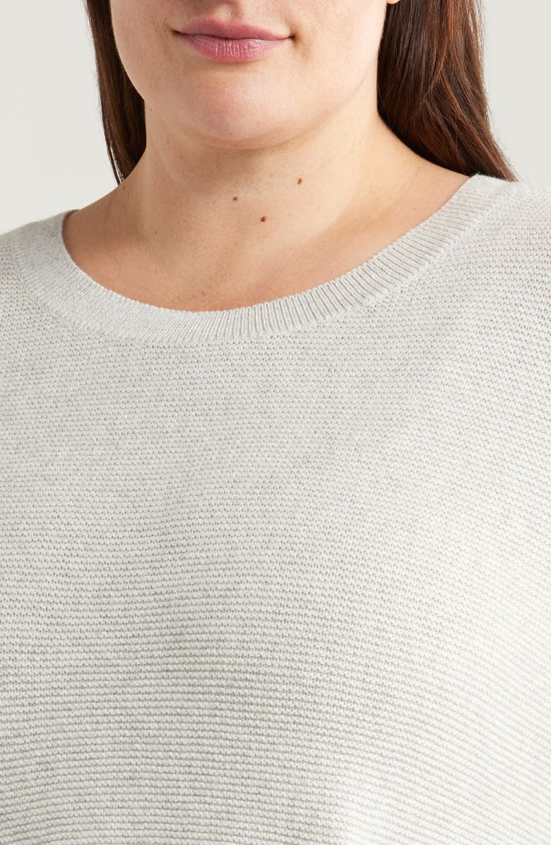 Eileen Fisher Crewneck Organic Cotton & Recycled Cashmere Sweater, Alternate, color, 