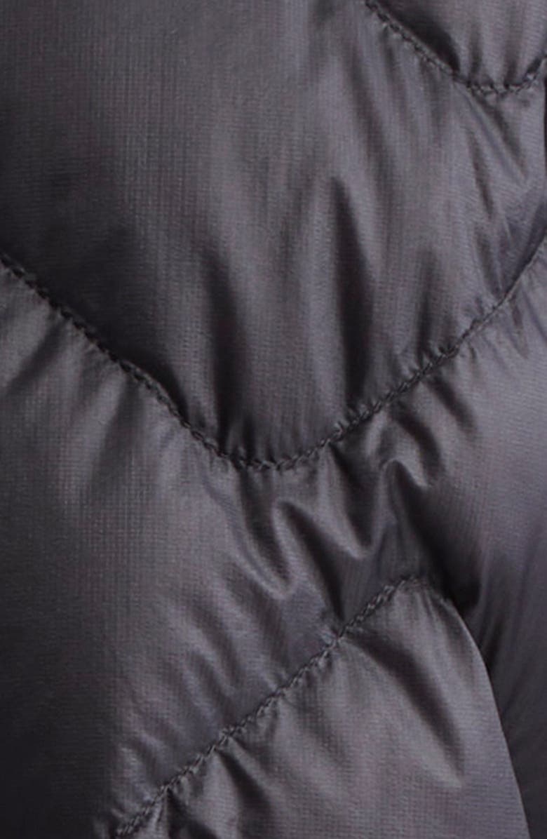 Moncler Brun Chevron Quilted Down Jacket, Alternate, color, 