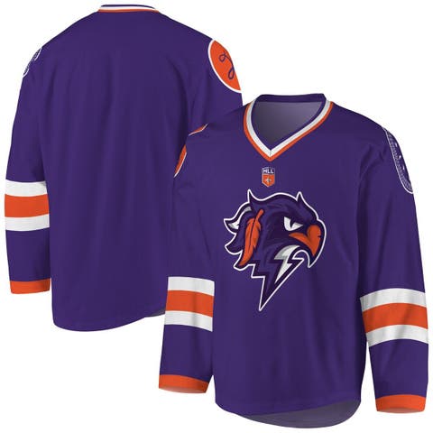 Youth Purple/Orange Halifax Thunderbirds Replica Jersey