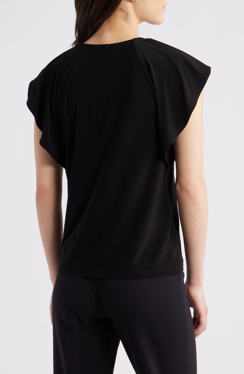 Anne Klein Harmony Lattice Trim Jersey Top, Alternate, color, 