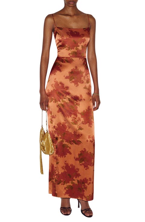Frankie Floral Silk Jacquard Dress