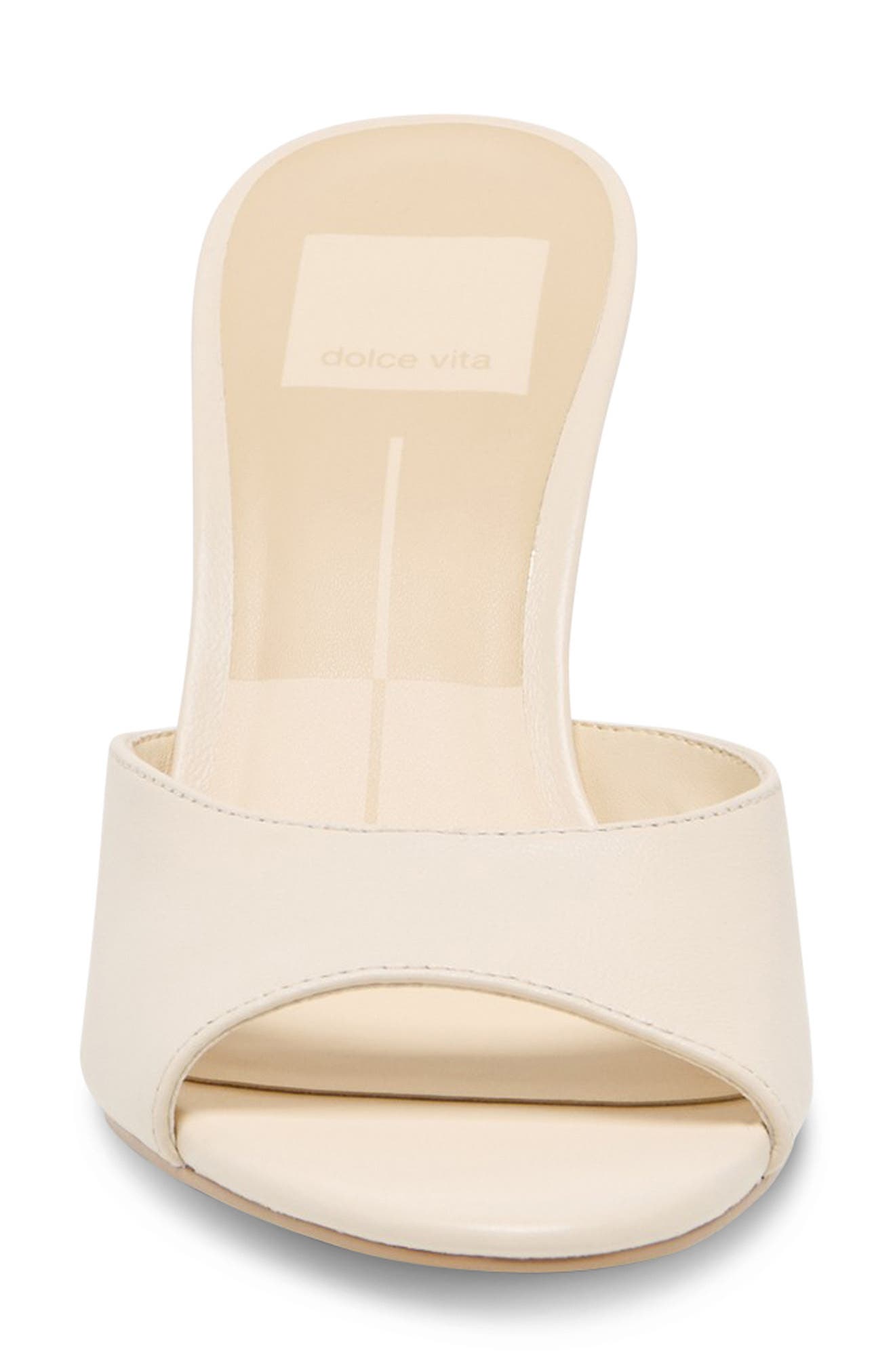 Rosha Slide Sandal, Alternate, color, BONE LEATHER