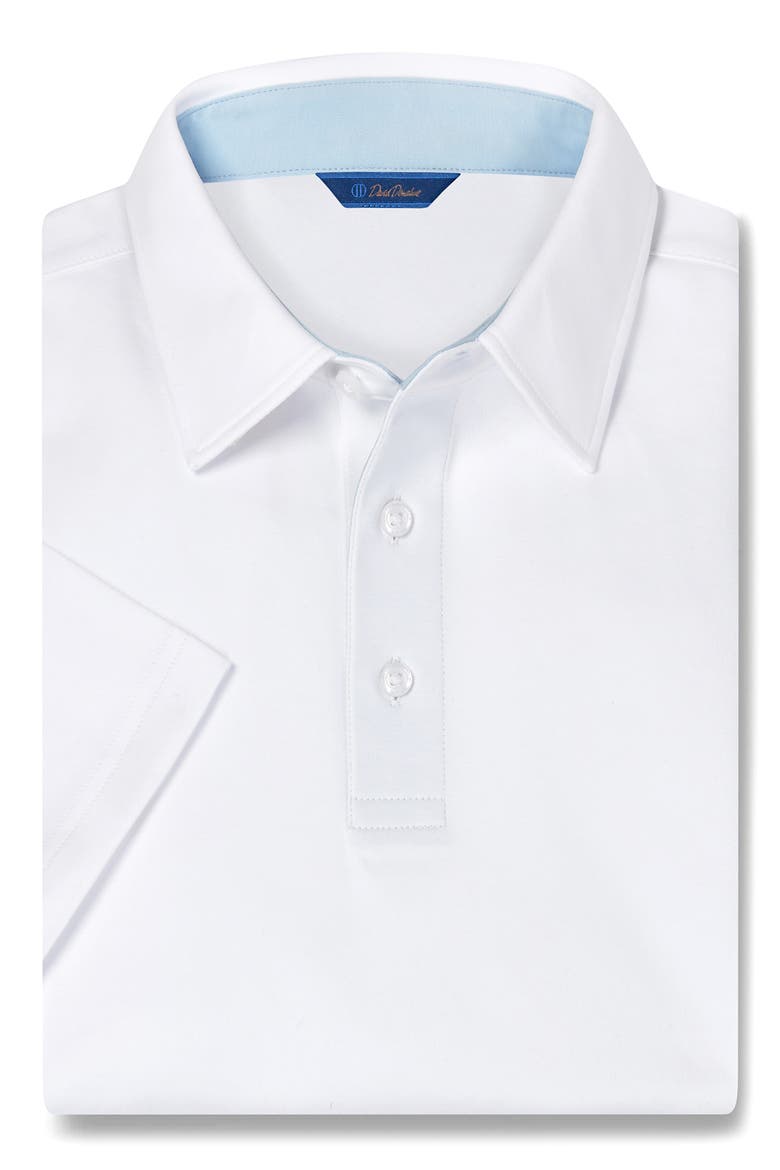 Cotton Polo, Alternate, color, WHITE