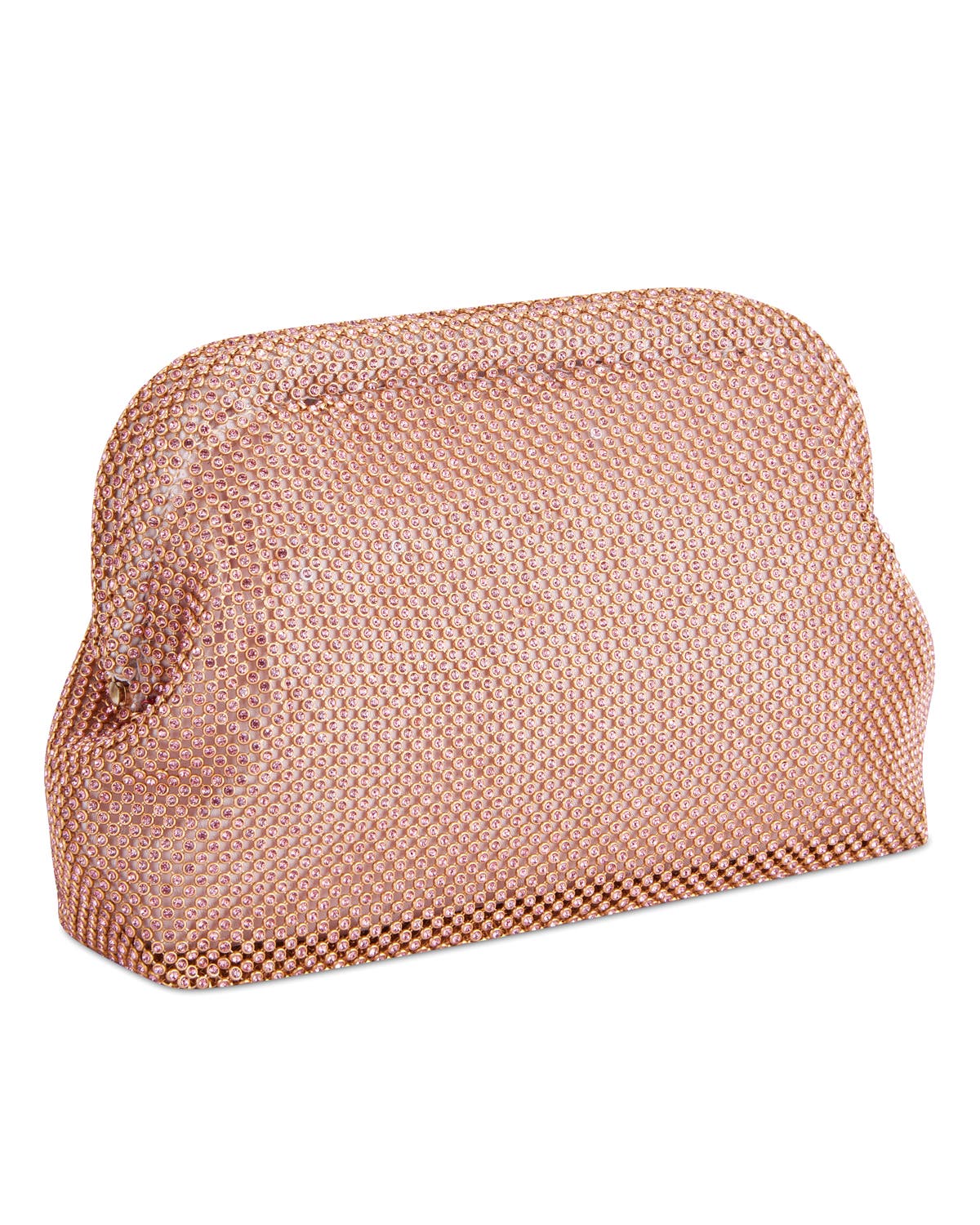 Rafe New York Brooke Diamante Frame Clutch, Alternate, color, Apricot