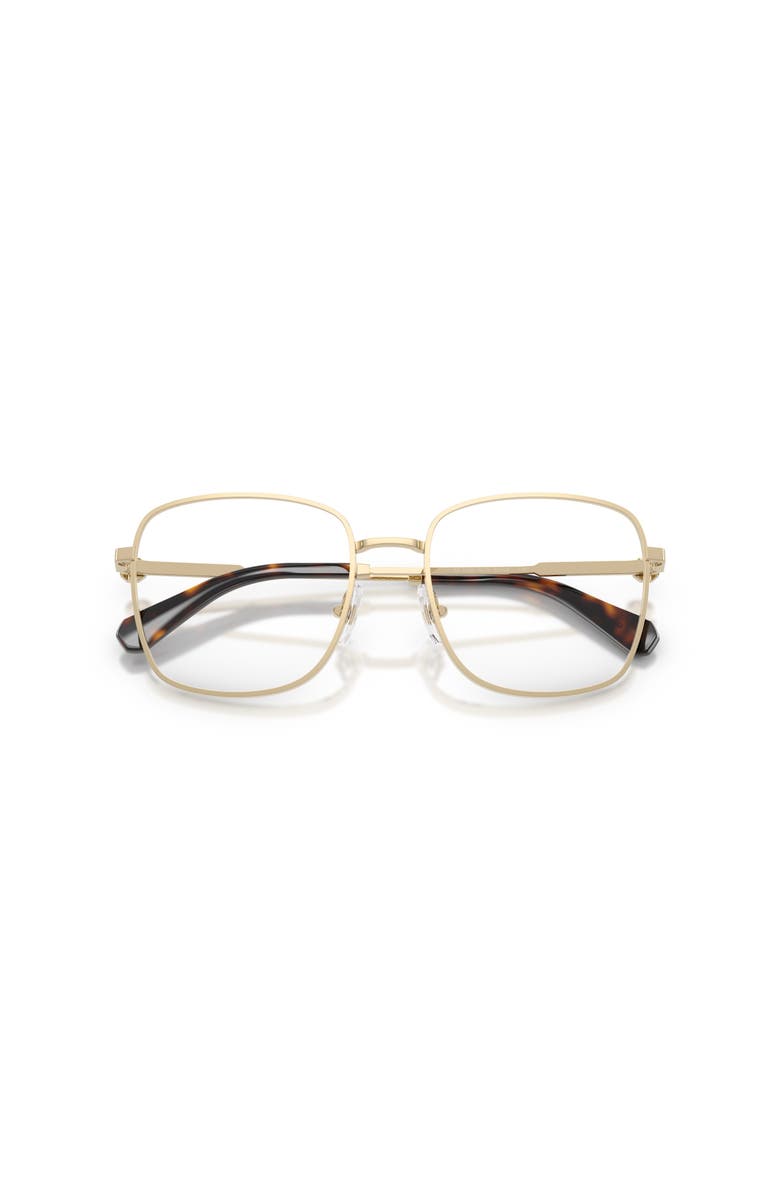 Swarovski 55mm Square optical glasses, Alternate, color, Gold