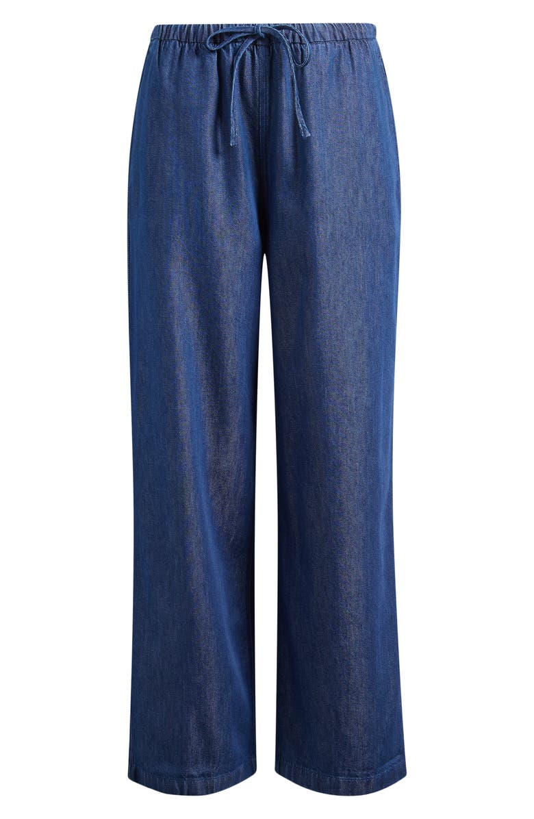 Madewell Airy Denim Pull-On Pants, Main, color, Nostalgic Blue