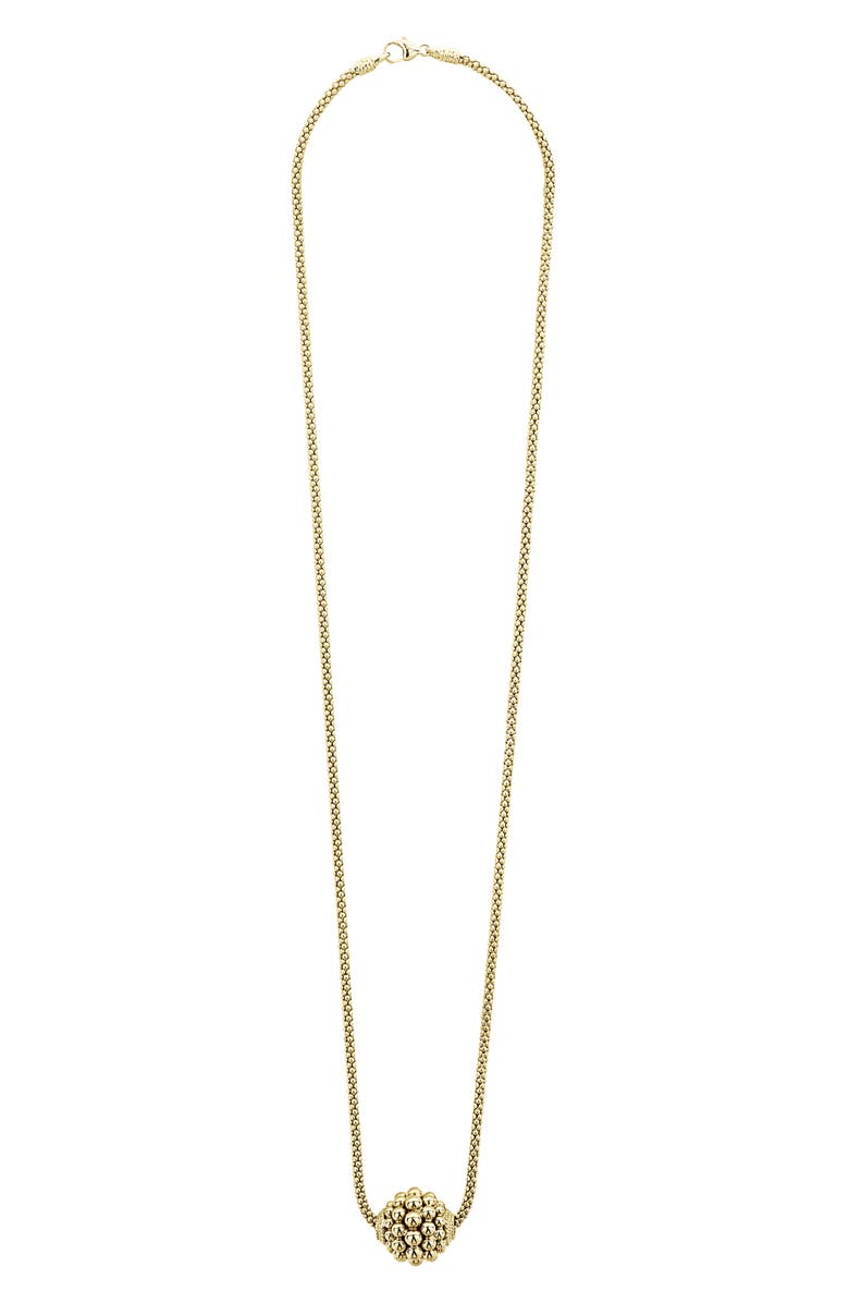 LAGOS Caviar Gold Ball Beaded Necklace, Alternate, color, Gold