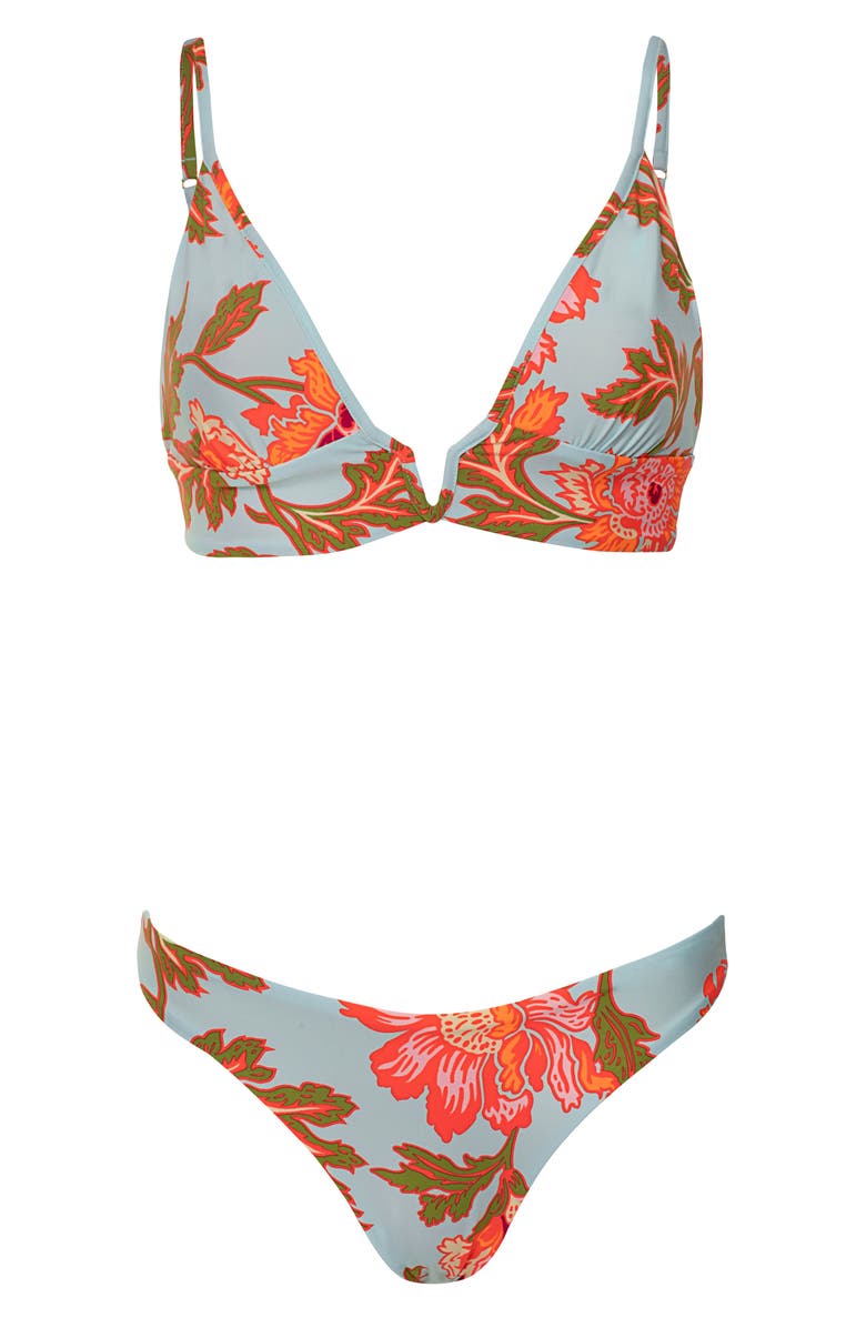 Maaji Paradiso Reversible Bikini Top, Alternate, color, Blue