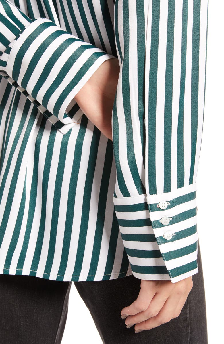 Treasure & Bond Stripe Boyfriend Shirt, Alternate, color, 