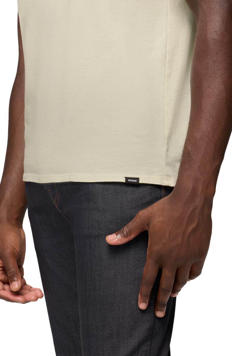 prAna Everyday Short Sleeve Regenerative Organic Cotton T-Shirt, Alternate, color, Canvas