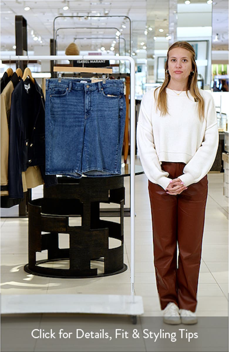 Lilly High Waist Denim Shorts, sales video thumbnail