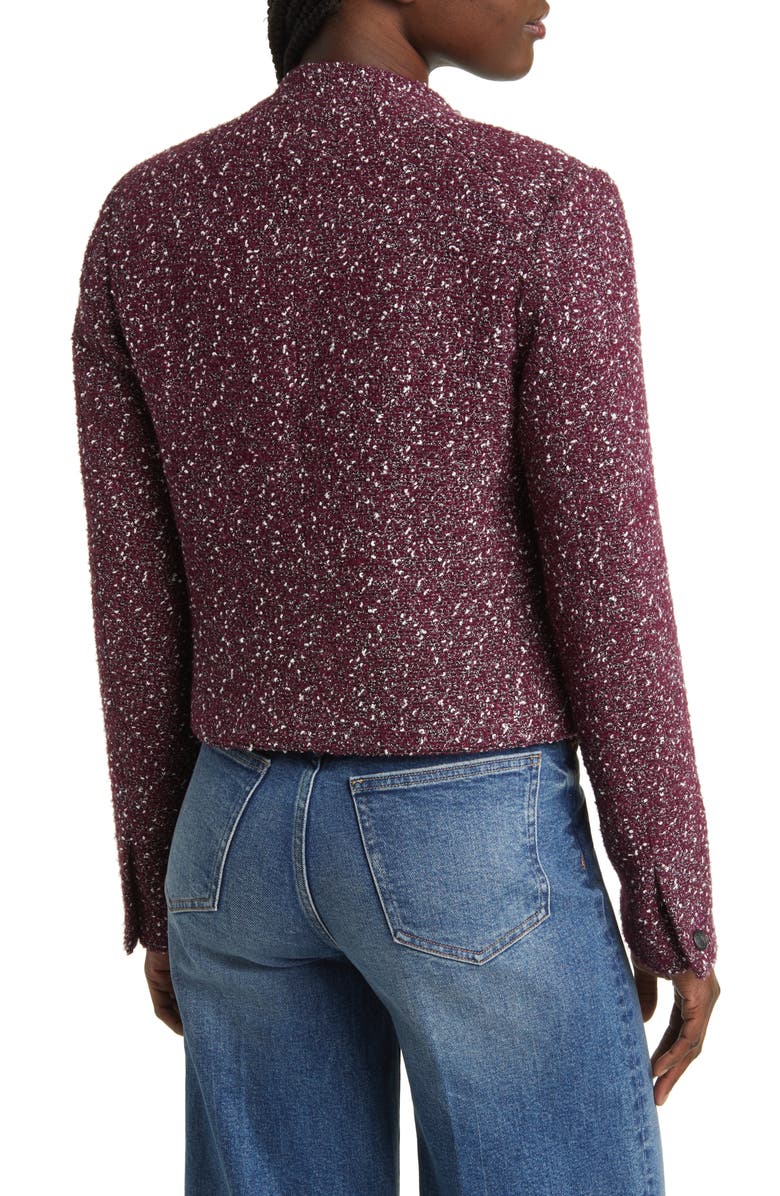 rag & bone Valerie Tweed Crop Blazer, Alternate, color,