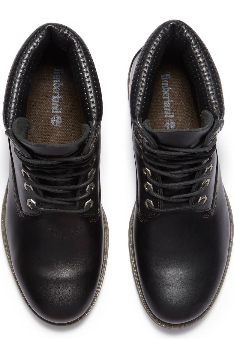 Timberland Premium 6-Inch Waterproof Boot, Alternate, color, Black Grain/ Dark Brown