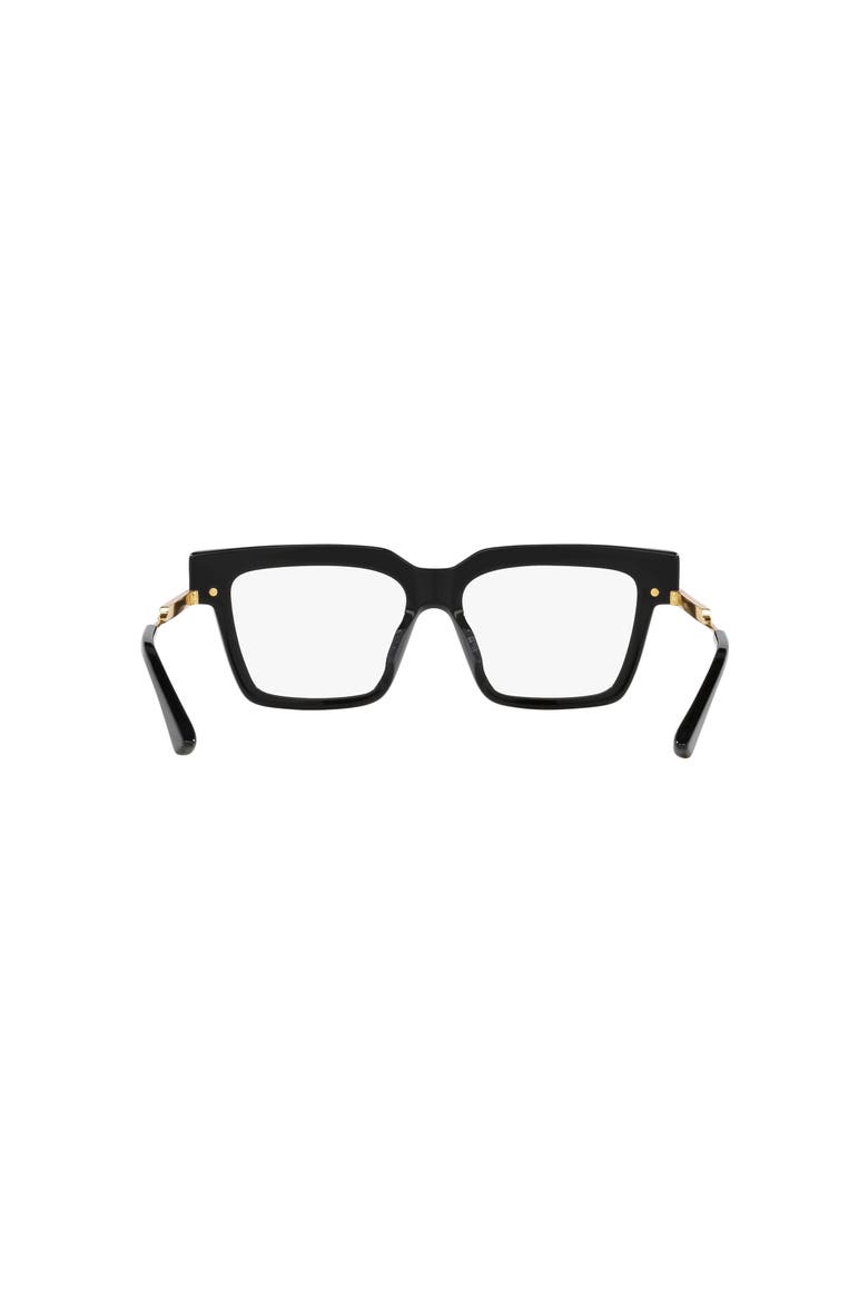 53mm Rectangle optical glasses, Alternate, color, Black