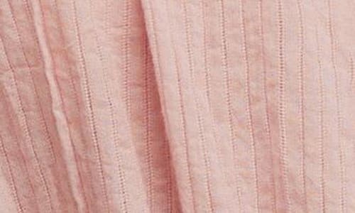 Free People Little Cloud Button-up Crop Top In Pale Mauve