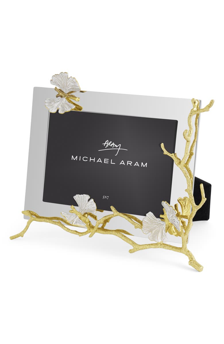 Michael Aram Butterfly Gold 5 x 7-Inch Picture Frame, Alternate, color, Gold Multi