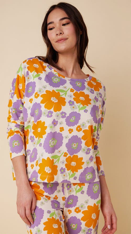 The Cat's Pajamas Pima Knit Pullover Set In Multi