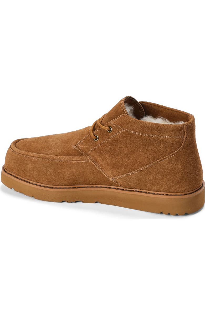 Dearfoams Fireside Craft Stitch Water Repellent Chukka Boot, Alternate, color, Chestnut