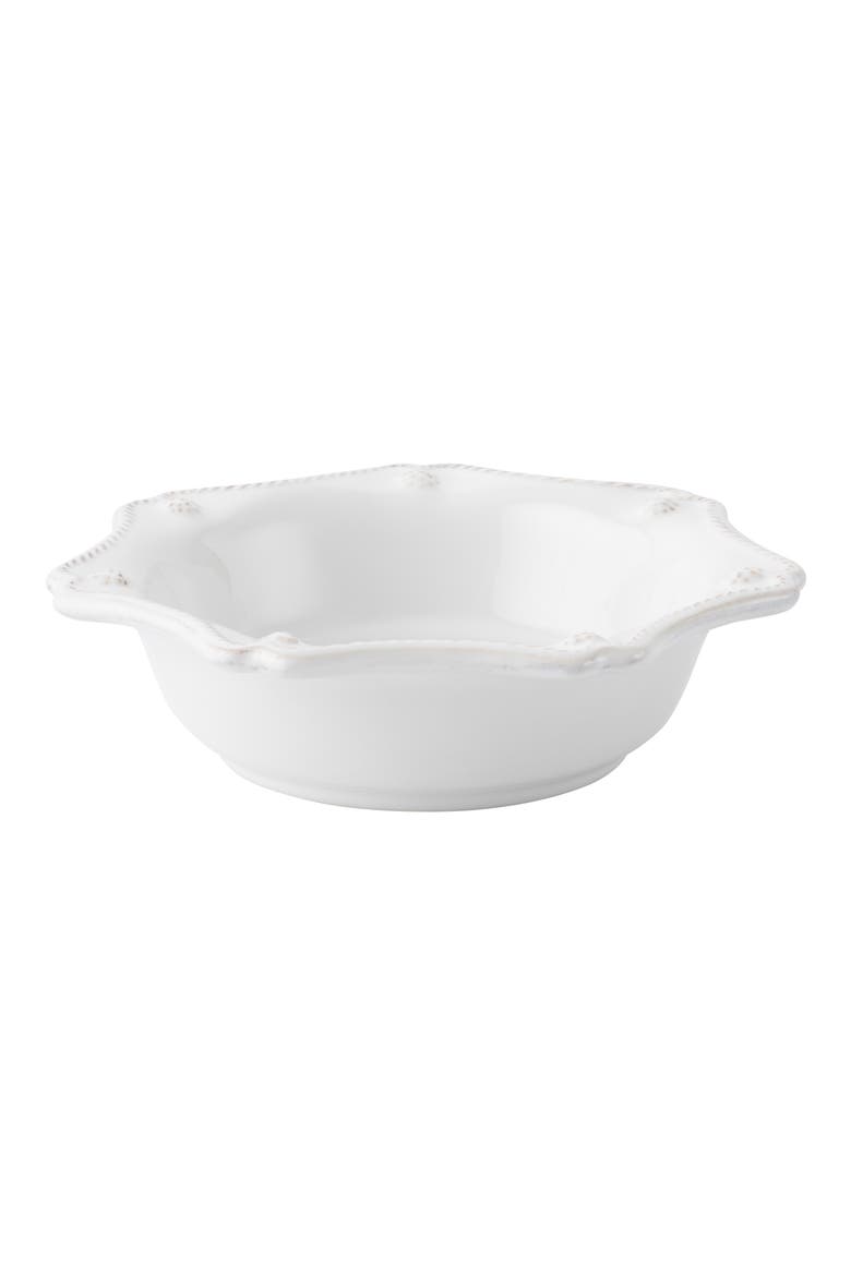 'Berry and Thread' Ceramic Pie Dish, Main, color, WHITEWASH