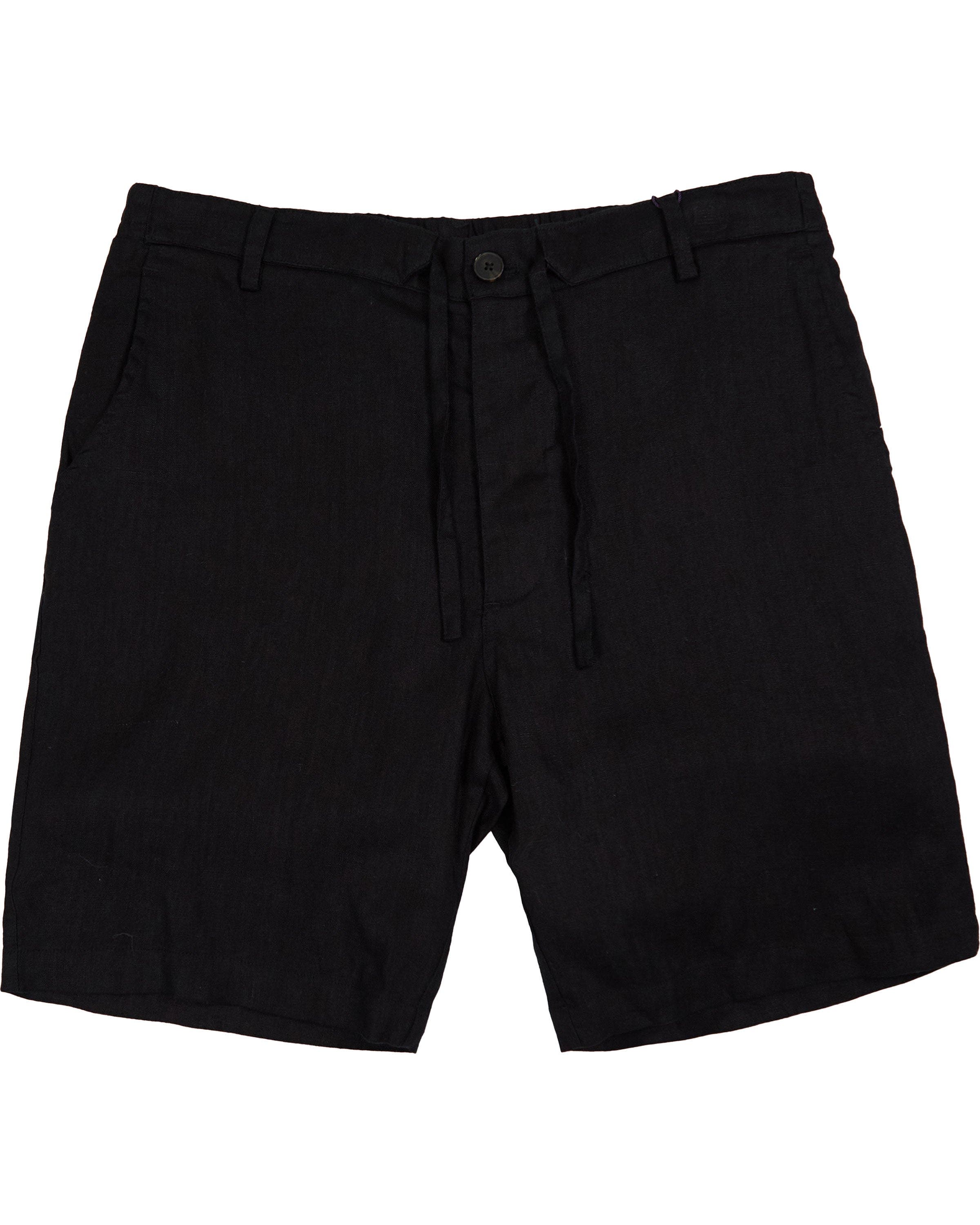 Solid Linen Drawstring Short