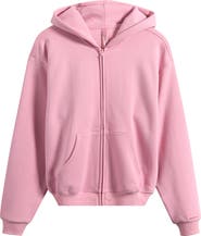 SKIMS Cotton Fleece Blend Classic Zip-Up Hoodie