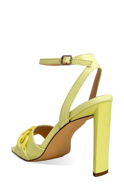 Chase & Chloe Chase And Chloe Mianni Chain Ankle Strap Sandal