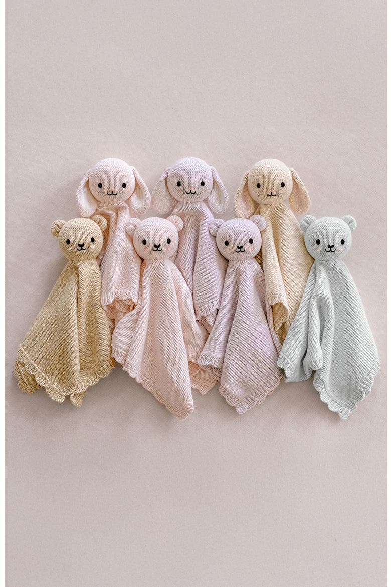 Baby Bear Lovey & Soother Blanket, Alternate, color, BEIGE