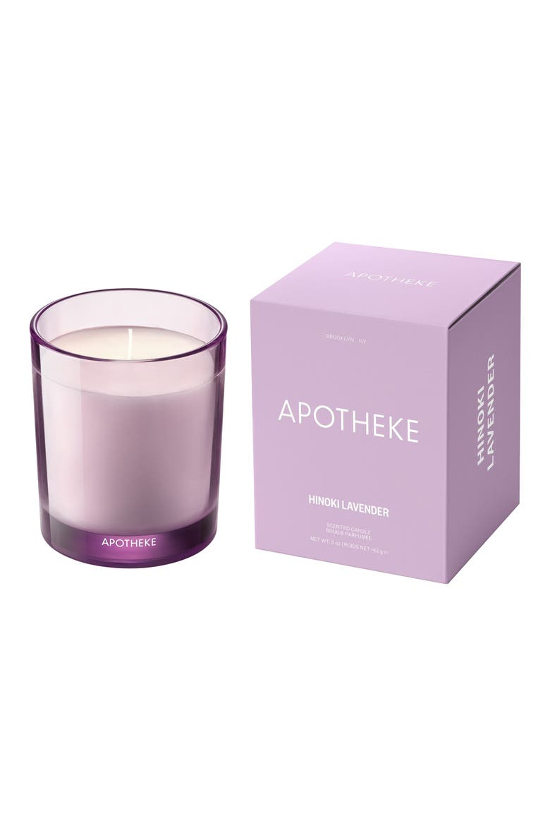 Hinoki Lavender Petite Candle, Main, color, LIGHT/ PASTEL PURPLE