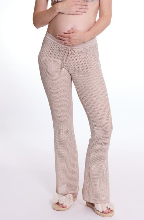 Cache Coeur Milos Maternity Beachwear Pants In Purple