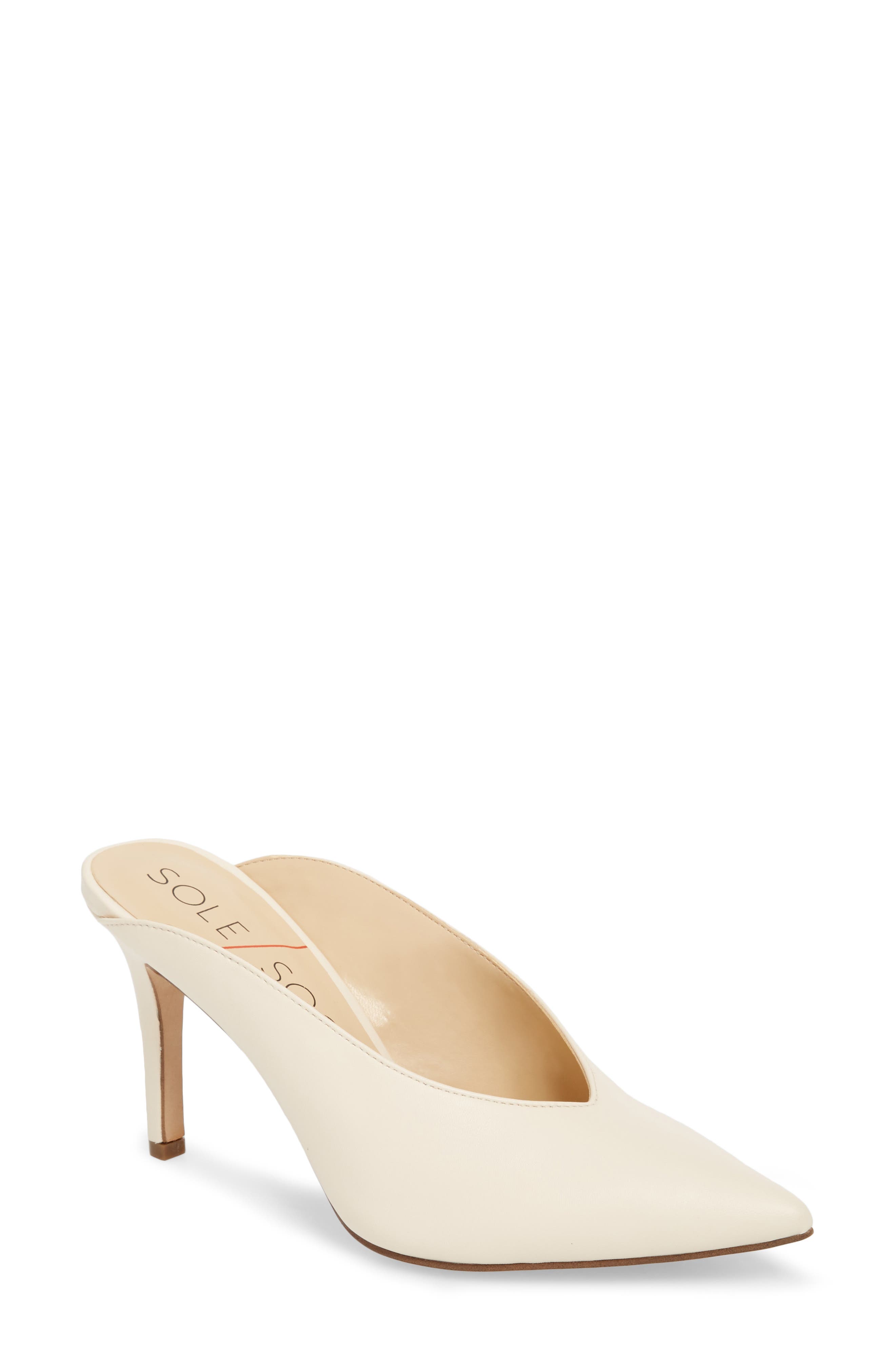 Bethenia Mule, Main, color, EGGSHELL CREAM