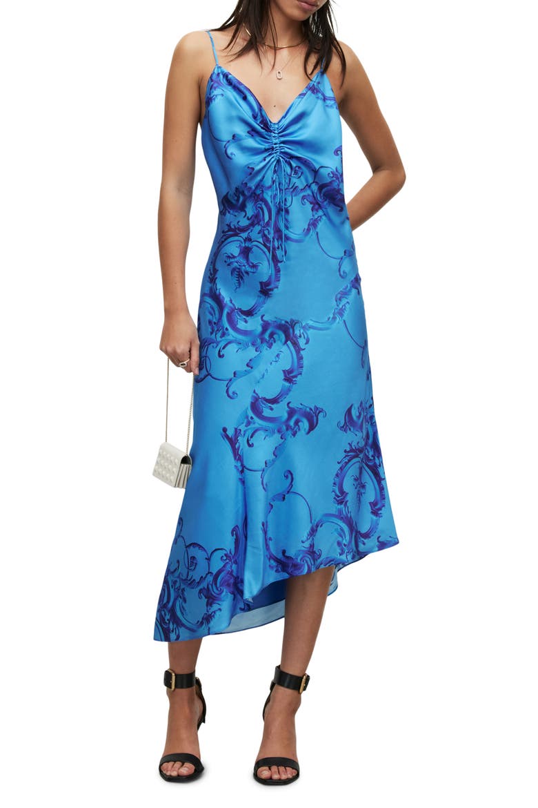 Alexia Isabella Midi Dress, Alternate, color, COBALT BLUE