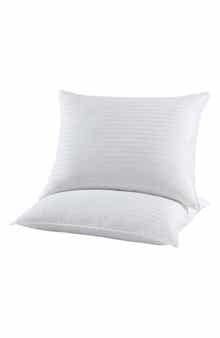 Vera Wang Set of 2 Signature Solid Cotton Stripe Utility Pillows