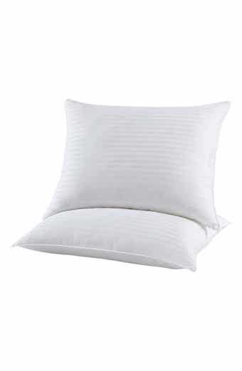 Vera Wang Set of 2 Signature Solid Cotton Stripe Utility Pillows