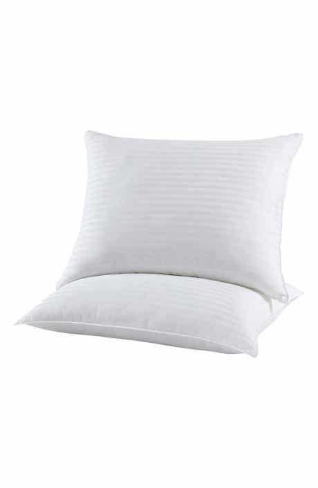 Vera Wang Set of 2 Signature Solid Cotton Stripe Utility Pillows
