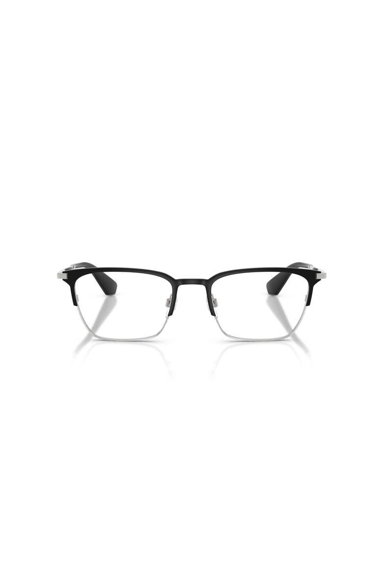 54mm Rectangle optical glasses, Alternate, color, Black