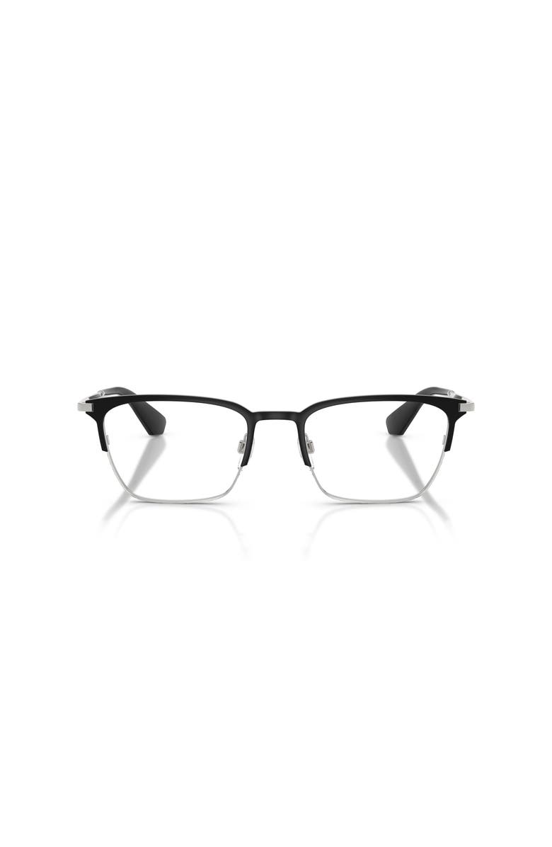 Burberry 54mm Rectangle optical glasses, Alternate, color, Black